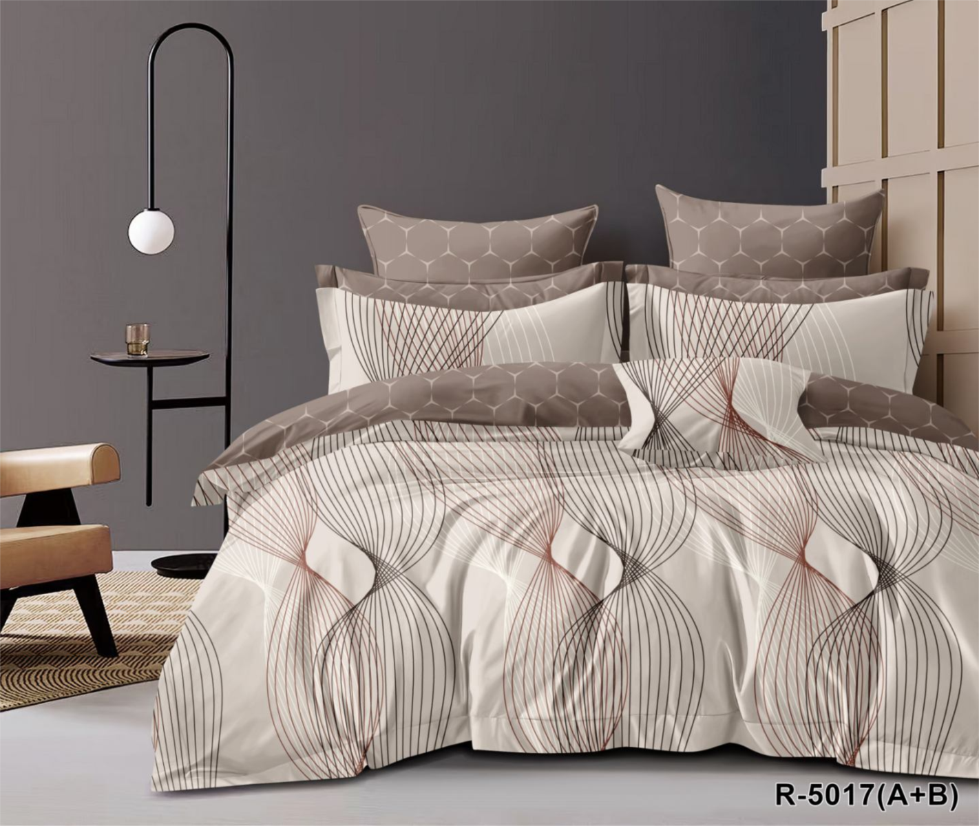 Комплект постільної білизни Ранфорс R-5017 (A+B)