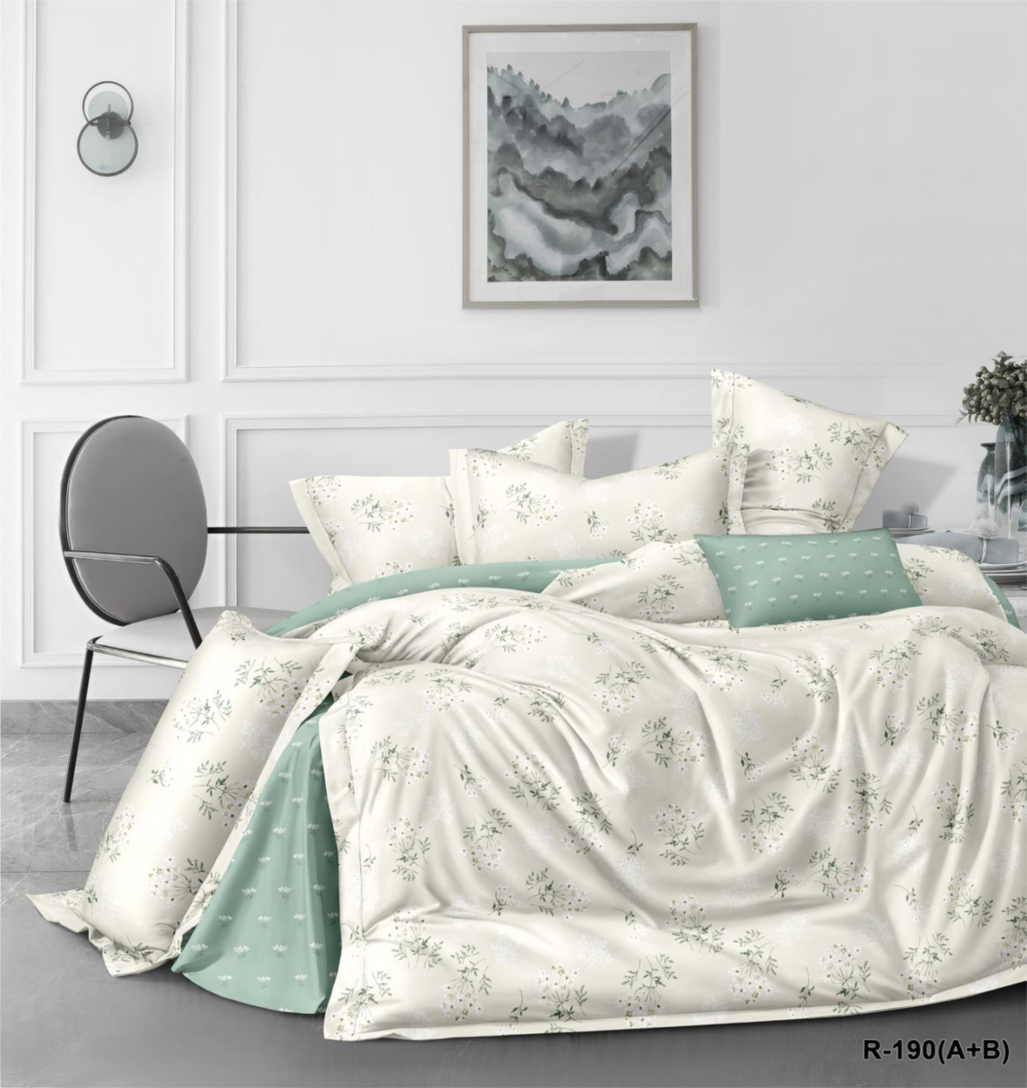 Комплект поcтільної білизни ранфорс R-190(A+B)