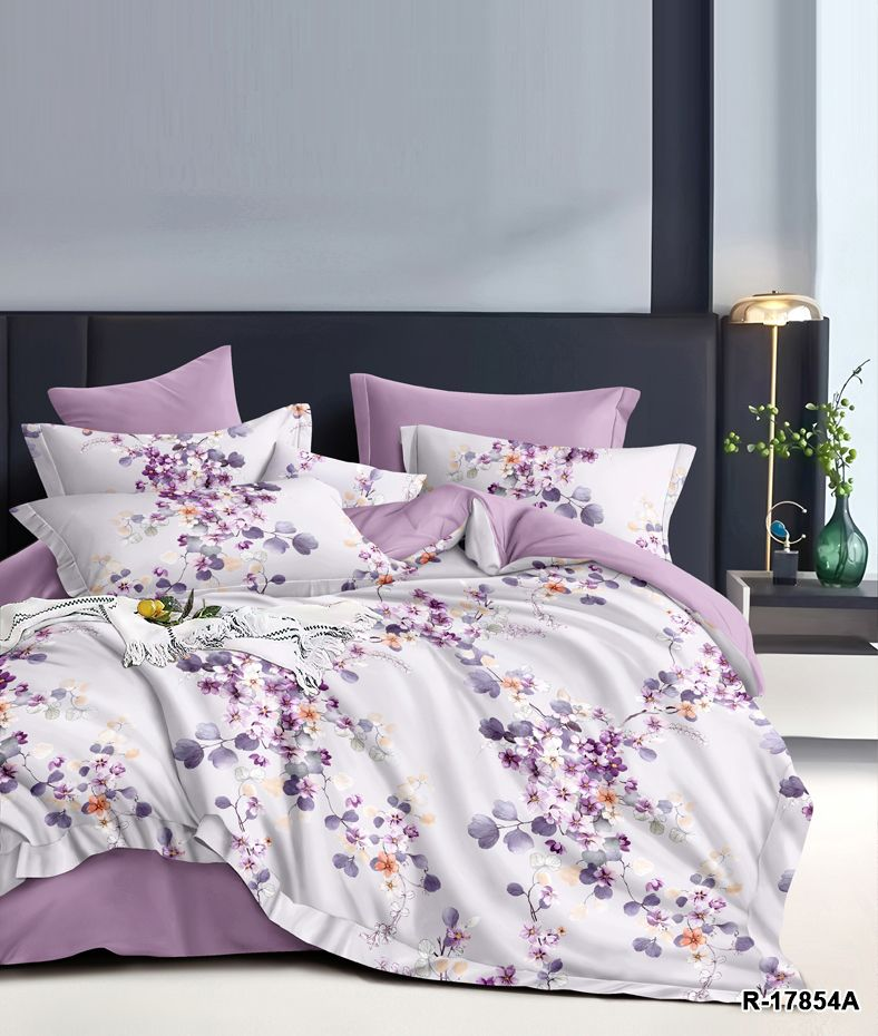 Односпальний комплект постільної білизни ранфорс R-17852A