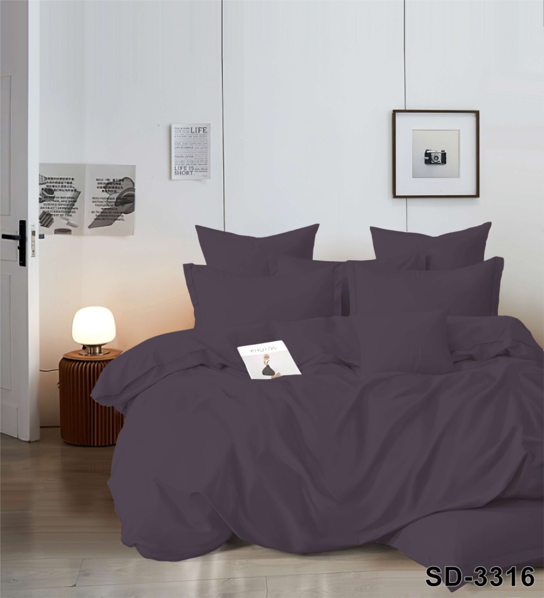 Односпальний комплект постільної білизни страйп-сатин SD-3316