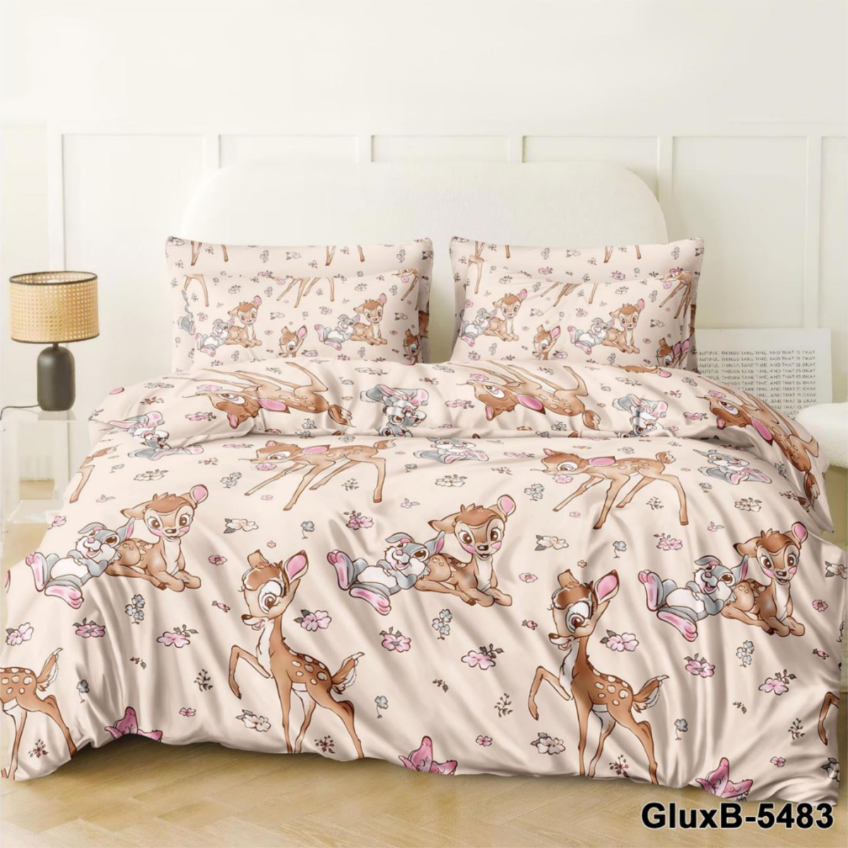 Полуторний комплект дитячої постільної білизни бязь GLUXB-5483
