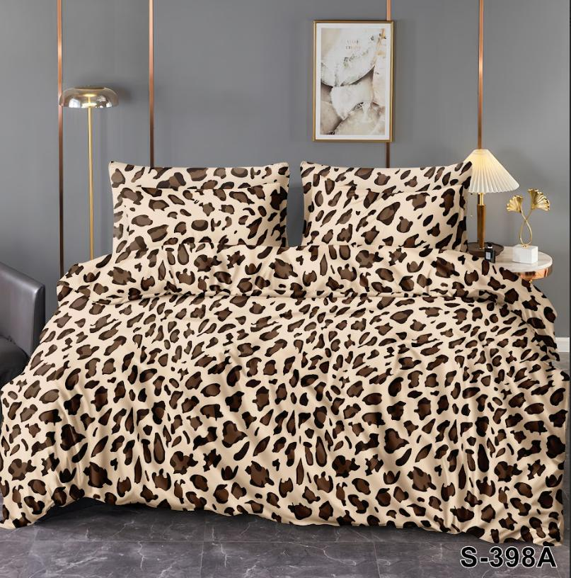 Односпальний комплект постільної білизни сатин S-398A