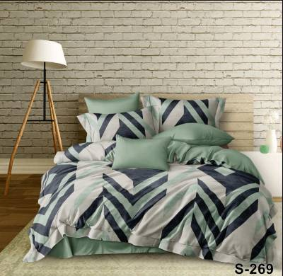 Односпальний комплект постільної білизни сатин S-269