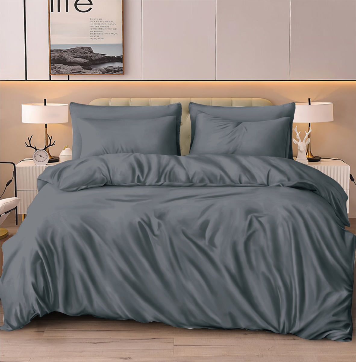 Односпальний комплект постільної білизни ранфорс R-02